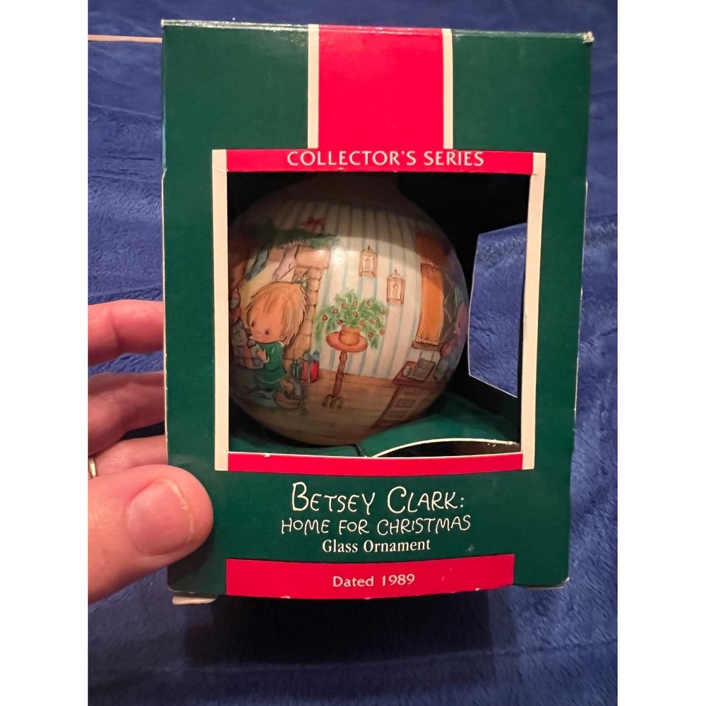 Vintage 1989 Hallmark Betsey Clark‎ Christmas Ornament Multicolor